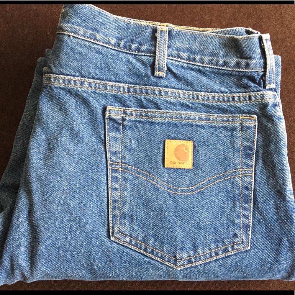 Men’s Carhartt flannel lined Jeans 36x31